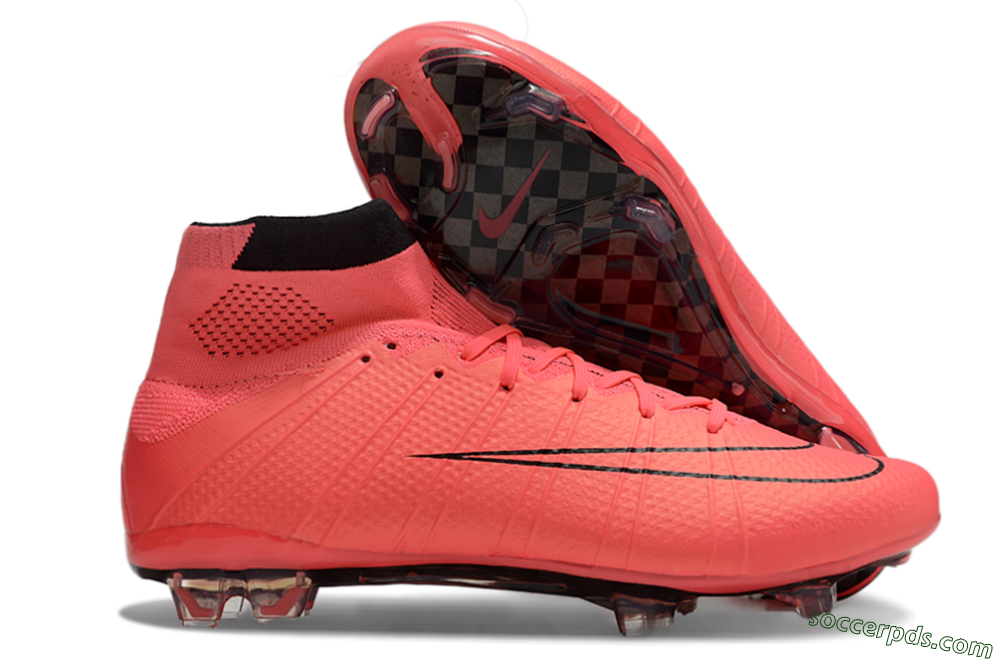 Nike Mercurial Superfly 4 CR7 FG High-Tops Football Boots - Red/Black 1