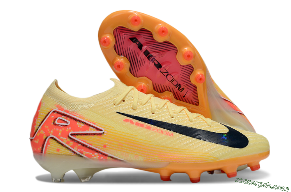 Nike Air Zoom Mercurial Vapor 16 Elite AG Low-Tops Football Boots - Yellow/Black/Red 1