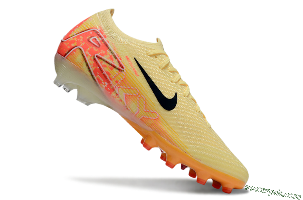 Nike Air Zoom Mercurial Vapor 16 Elite AG Low-Tops Football Boots - Yellow/Black/Red 4