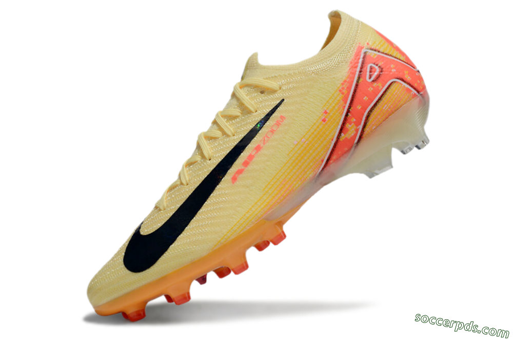 Nike Air Zoom Mercurial Vapor 16 Elite AG Low-Tops Football Boots - Yellow/Black/Red 5