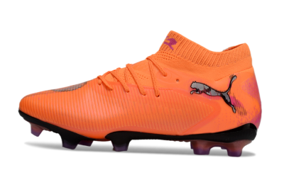 Puma Future 8 Ultimate FG Low-Tops Football Boots - Orange/Purple/Grey