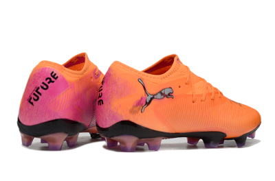 Puma Future 8 Ultimate FG Low-Tops Football Boots - Orange/Purple/Grey