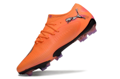 Puma Future 8 Ultimate FG Low-Tops Football Boots - Orange/Purple/Grey