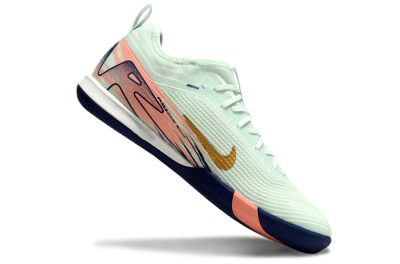 Nike Air Zoom Mercurial Vapor 16 Pro IC Low-Tops Football Shoes - Jade/Gold/Pink