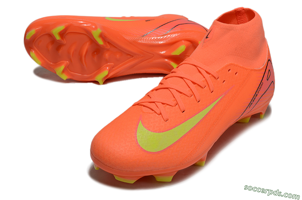 Nike Air Zoom Mercurial Superfly 10 Academy FG High-Tops Football Boots - Red/Yellow/Black 3