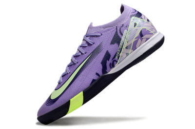 Nike Air Zoom Mercurial Vapor 16 Elite IC Low-Tops Football Shoes - Purple/Yellow/White