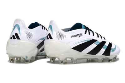 Adidas Predator Elite 25 FG Low-Tops Football Boots - White/Blue/Black