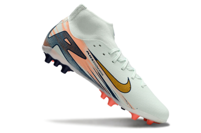 Nike Air Zoom Mercurial Superfly 10 Academy AG High-Tops Football Boots - Jade/Gold/Pink