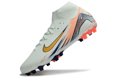 Nike Air Zoom Mercurial Superfly 10 Academy AG High-Tops Football Boots - Jade/Gold/Pink