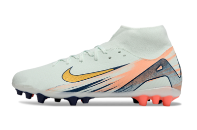Nike Air Zoom Mercurial Superfly 10 Academy AG High-Tops Football Boots - Jade/Gold/Pink
