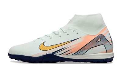 Nike Air Zoom Mercurial Superfly 10 Academy TF High-Tops Football Shoes - Jade/Gold/Pink