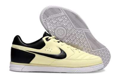 Nike Street Gato IC Low-Tops Football Shoes - Beige/Black/White
