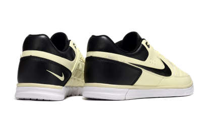 Nike Street Gato IC Low-Tops Football Shoes - Beige/Black/White