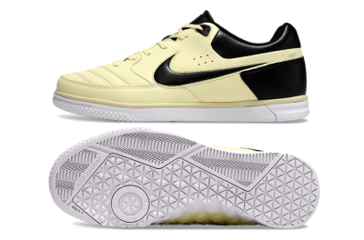 Nike Street Gato IC Low-Tops Football Shoes - Beige/Black/White