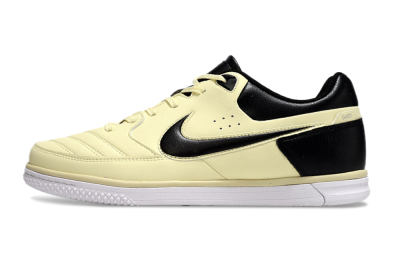 Nike Street Gato IC Low-Tops Football Shoes - Beige/Black/White