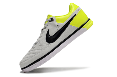 Nike Street Gato IC Low-Tops Football Shoes - Grey/Black/Yellow