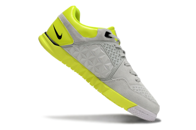 Nike Street Gato IC Low-Tops Football Shoes - Grey/Black/Yellow