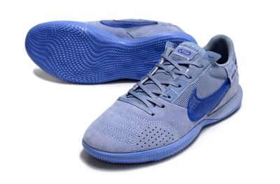 Nike Street Gato IC Low-Tops Football Shoes - Blue/Blue
