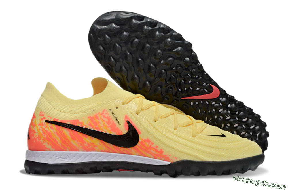 Nike Phantom GX 2 Elite TF Low-Tops Football Shoes - Yellow/Black/Red 1