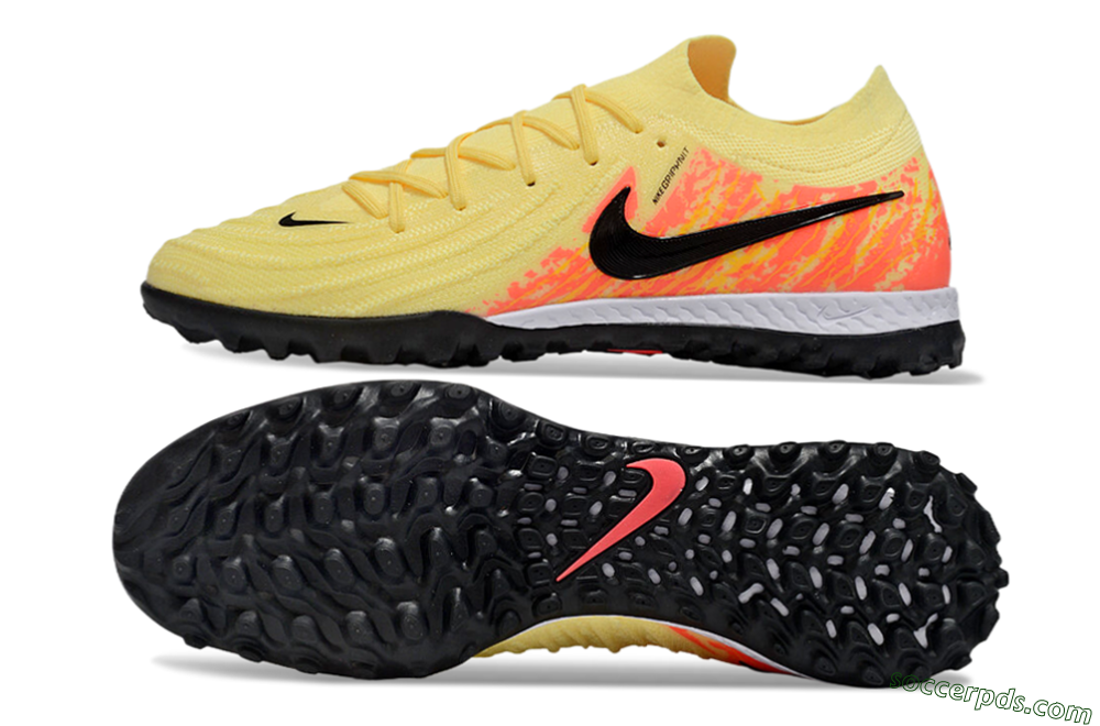 Nike Phantom GX 2 Elite TF Low-Tops Football Shoes - Yellow/Black/Red 0