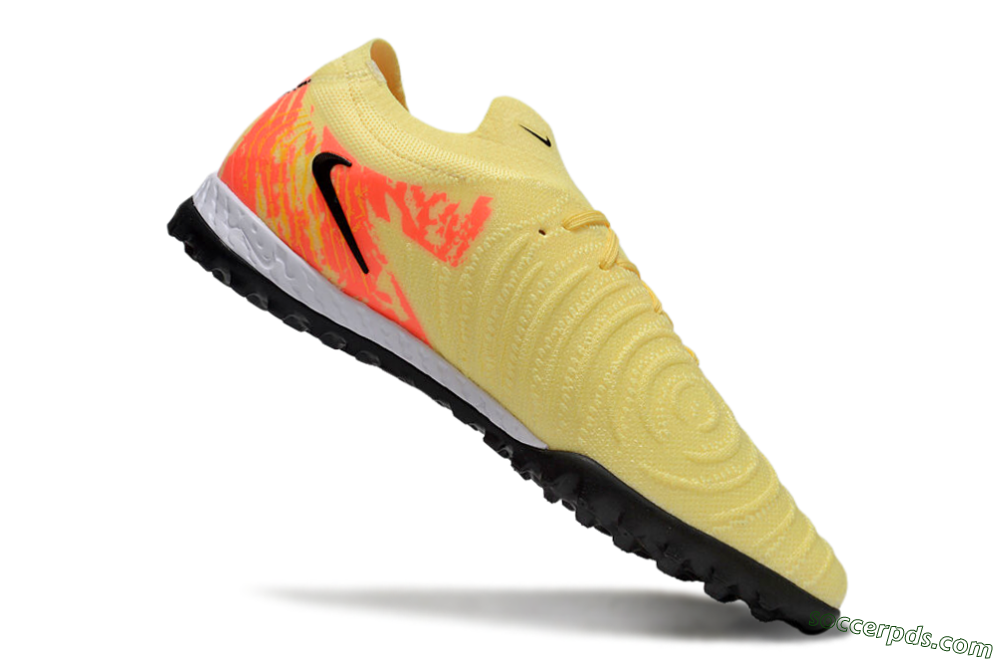 Nike Phantom GX 2 Elite TF Low-Tops Football Shoes - Yellow/Black/Red 4