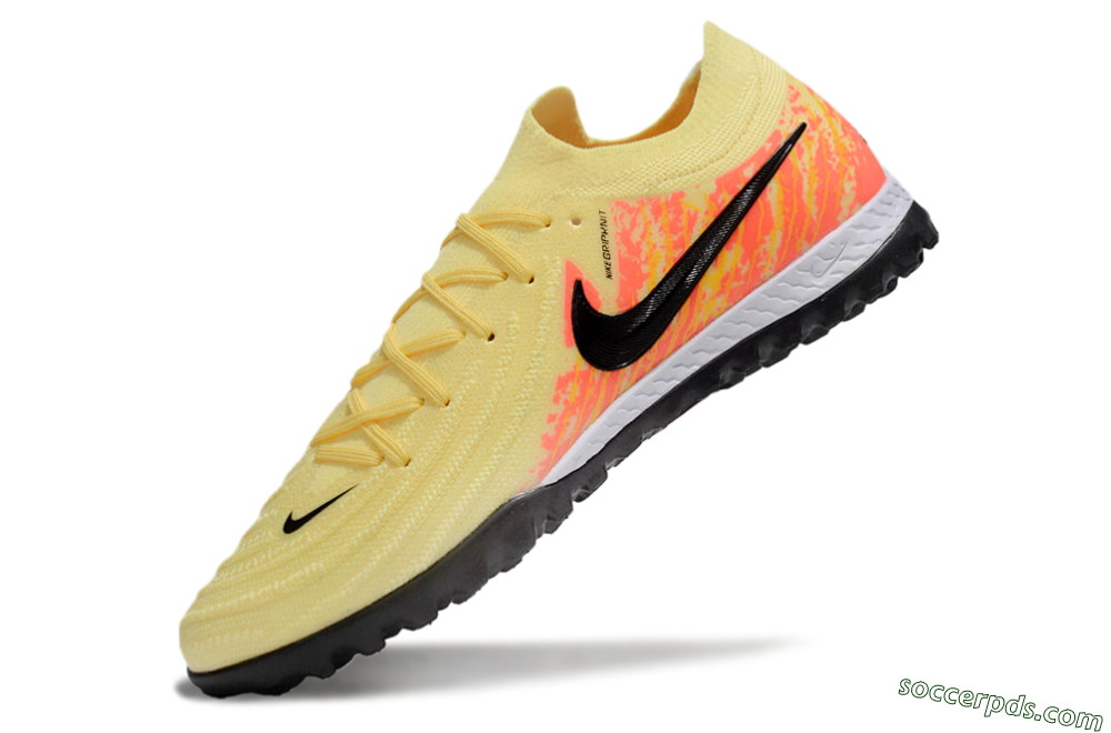 Nike Phantom GX 2 Elite TF Low-Tops Football Shoes - Yellow/Black/Red 5