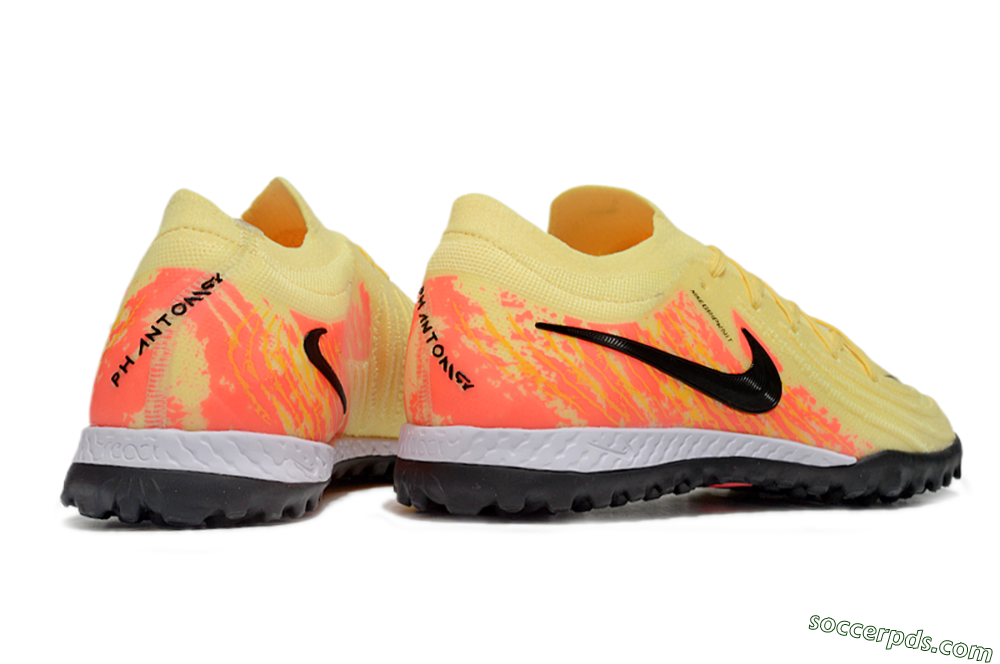 Nike Phantom GX 2 Elite TF Low-Tops Football Shoes - Yellow/Black/Red 6