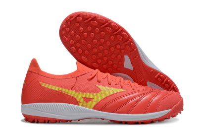 Mizuno Morelia Neo Sala TF Low-Tops Football Shoes - Red/Yellow/White