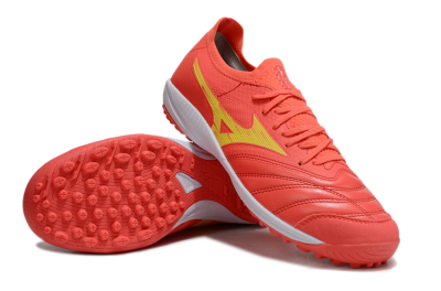 Mizuno Morelia Neo Sala TF Low-Tops Football Shoes - Red/Yellow/White