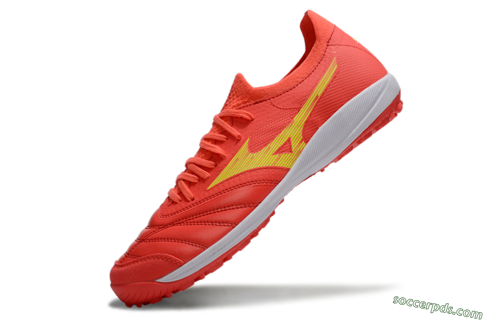 Mizuno Morelia Neo Sala TF Low-Tops Football Shoes - Red/Yellow/White 5