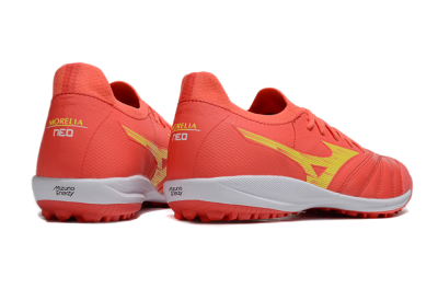 Mizuno Morelia Neo Sala TF Low-Tops Football Shoes - Red/Yellow/White