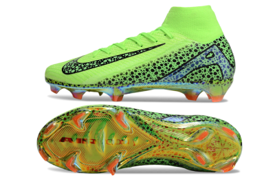 Nike Air Zoom Mercurial Superfly 10 Elite FG High-Tops Football Boots - Yellow/Black/Leopard