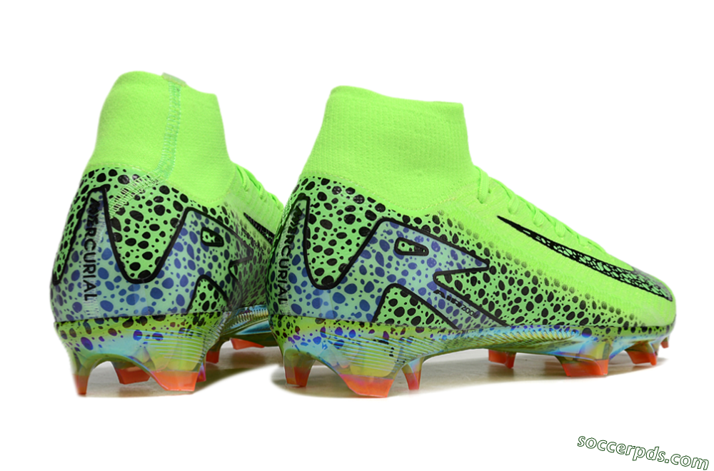 Nike Air Zoom Mercurial Superfly 10 Elite FG High-Tops Football Boots - Yellow/Black/Leopard 6