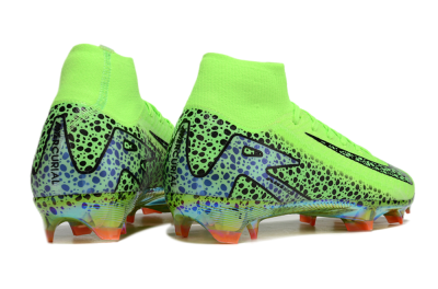 Nike Air Zoom Mercurial Superfly 10 Elite FG High-Tops Football Boots - Yellow/Black/Leopard