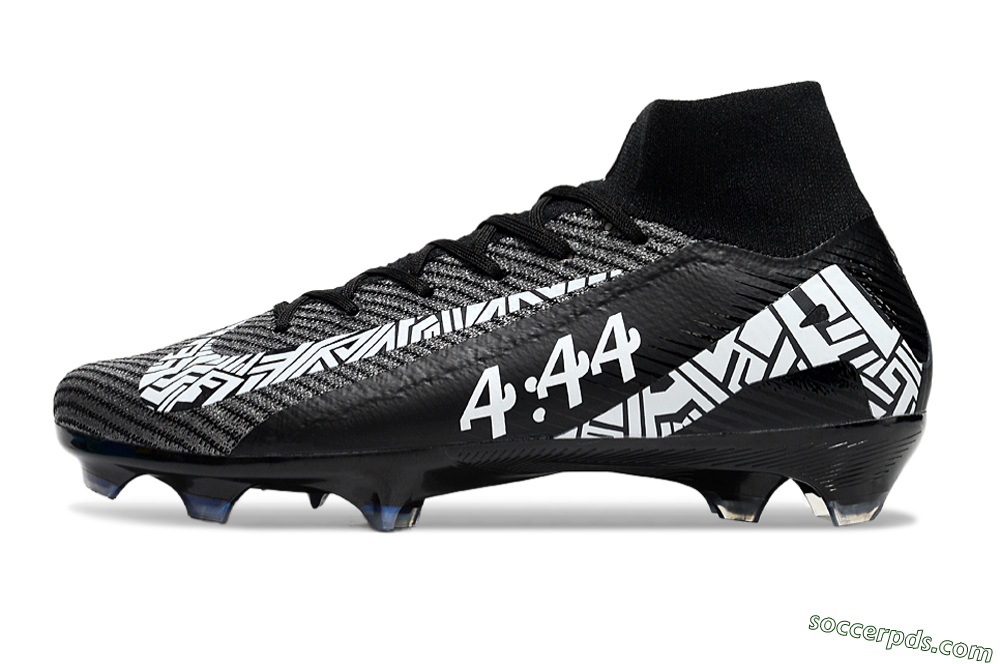 Nike Air Zoom Mercurial Superfly 10 Elite FG High-Tops Football Boots - Black/White/Blue 2