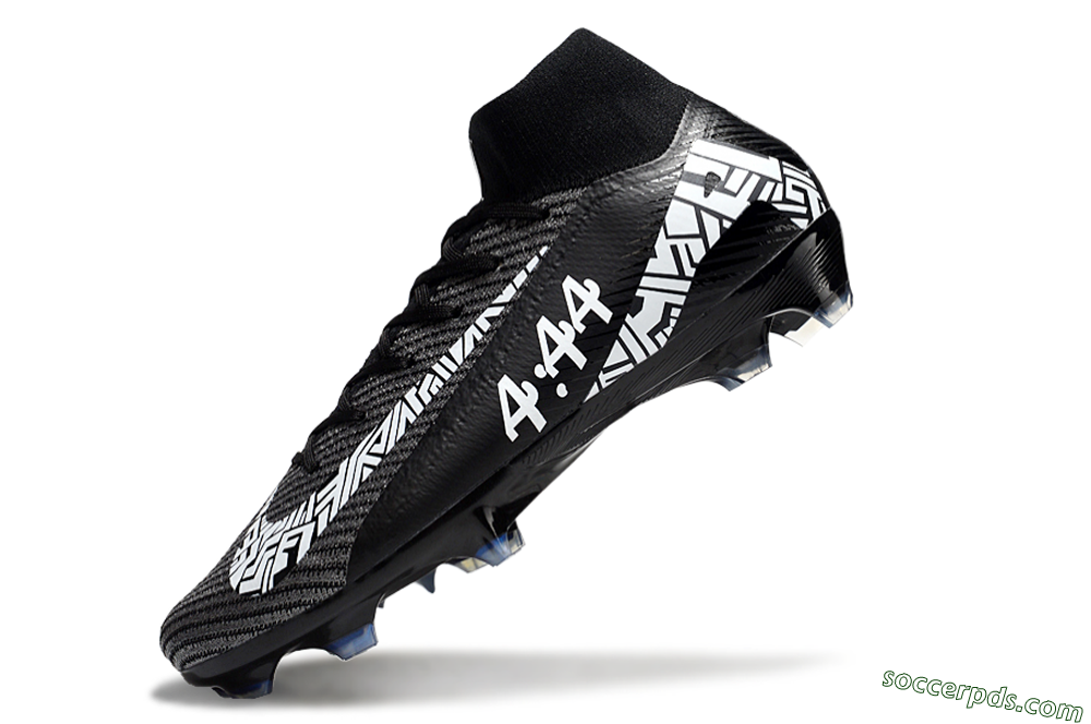 Nike Air Zoom Mercurial Superfly 10 Elite FG High-Tops Football Boots - Black/White/Blue 5