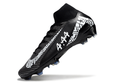 Nike Air Zoom Mercurial Superfly 10 Elite FG High-Tops Football Boots - Black/White/Blue