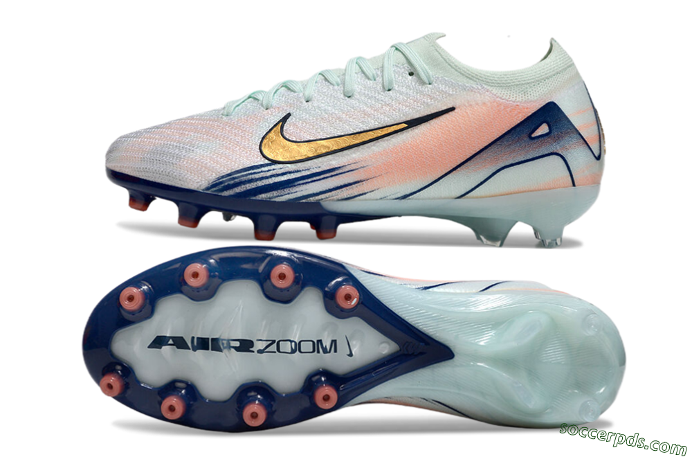 Nike Air Zoom Mercurial Vapor 16 Elite AG Low-Tops Football Boots - Jade/Yellow/Pink/Blue 0