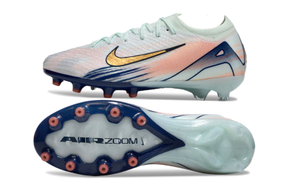Nike Air Zoom Mercurial Vapor 16 Elite AG Low-Tops Football Boots - Jade/Yellow/Pink/Blue