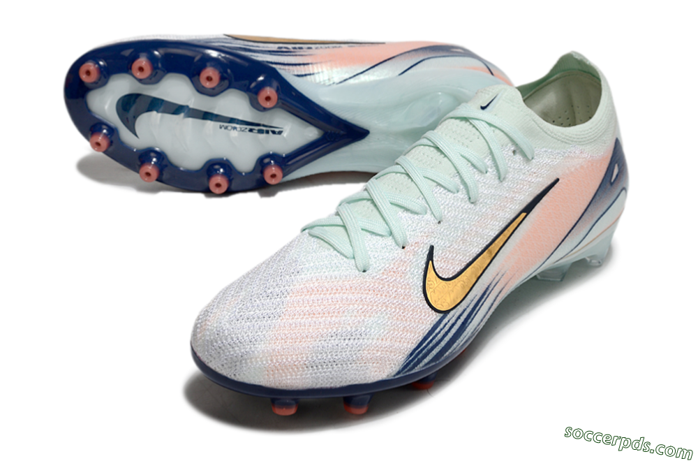 Nike Air Zoom Mercurial Vapor 16 Elite AG Low-Tops Football Boots - Jade/Yellow/Pink/Blue 3