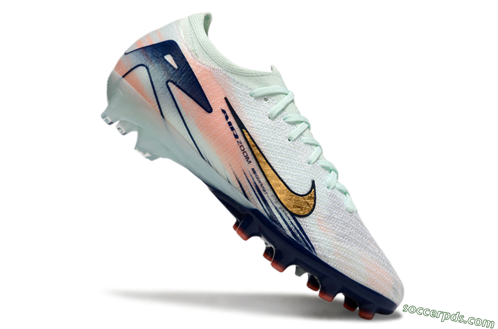 Nike Air Zoom Mercurial Vapor 16 Elite AG Low-Tops Football Boots - Jade/Yellow/Pink/Blue 4