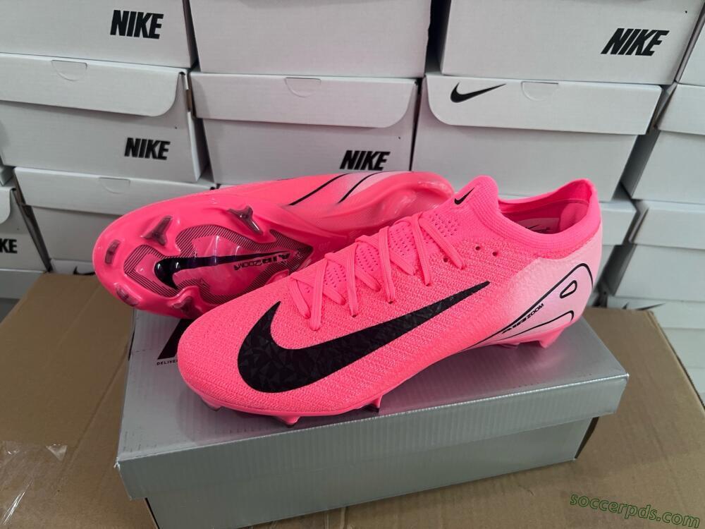 Nike Air Zoom Mercurial Vapor 16 Elite FG Low-Tops Football Boots - Red/Black/Pink