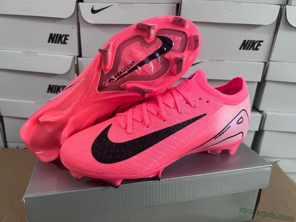 Nike Air Zoom Mercurial Vapor 16 Elite FG Low-Tops Football Boots - Red/Black/Pink