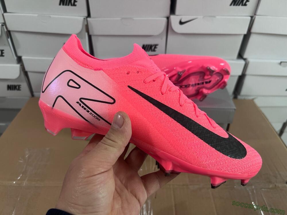 Nike Air Zoom Mercurial Vapor 16 Elite FG Low-Tops Football Boots - Red/Black/Pink