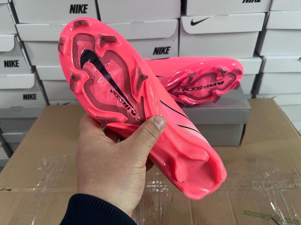 Nike Air Zoom Mercurial Vapor 16 Elite FG Low-Tops Football Boots - Red/Black/Pink