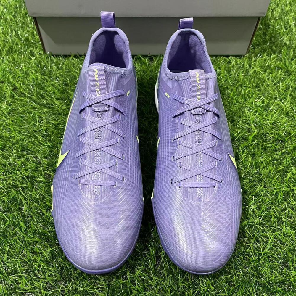 Nike Air Zoom Mercurial Vapor 16 Pro TF Low-Tops Football Shoes - Purple/Yellow/White