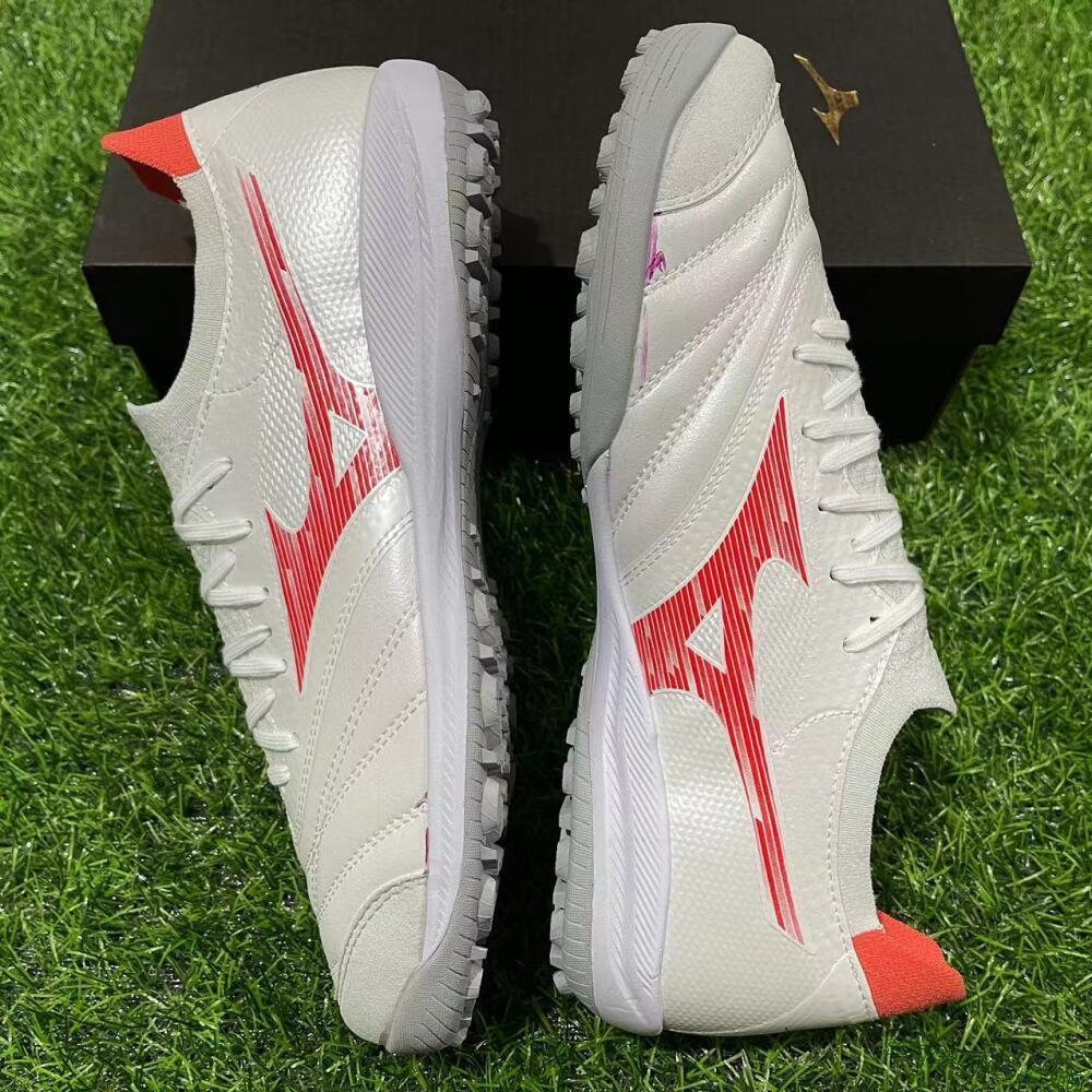 Mizuno Morelia Neo Sala TF Low-Tops Football Shoes - Grey/Red/White