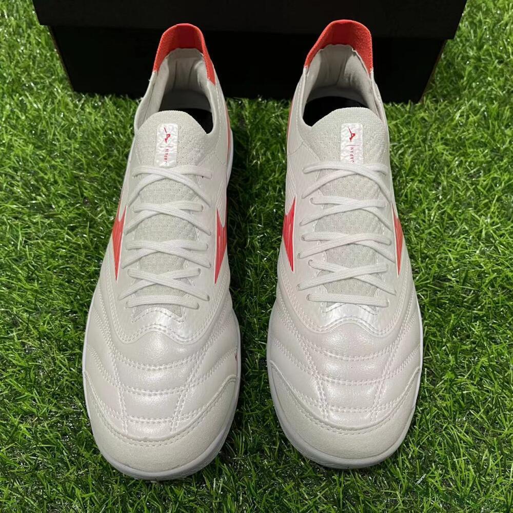 Mizuno Morelia Neo Sala TF Low-Tops Football Shoes - Grey/Red/White