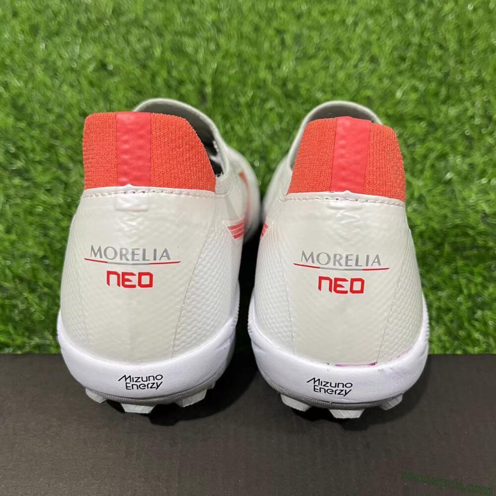 Mizuno Morelia Neo Sala TF Low-Tops Football Shoes - Grey/Red/White