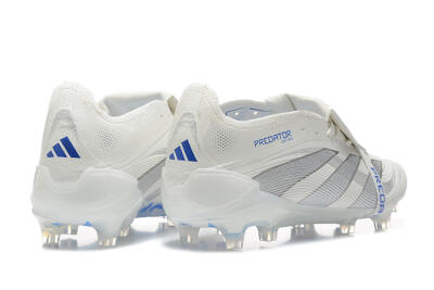 Adidas Predator Elite 25 Foldover Tongue FG Low-Tops Football Boots - Beige/Blue/Silver